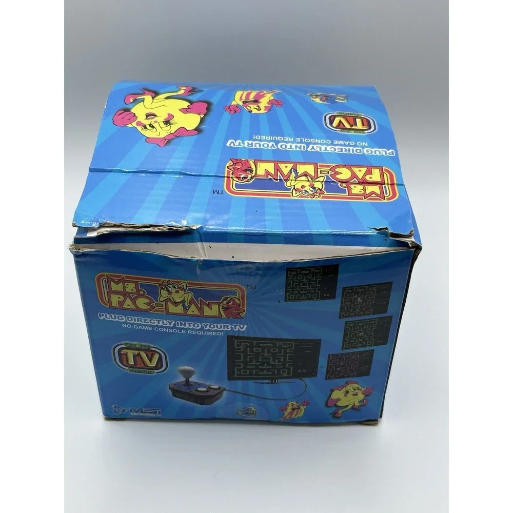 VINTAGE 1993 Bandai Namco Ms Pac-man Plug N Play TV Joystick Video Game Retro !!